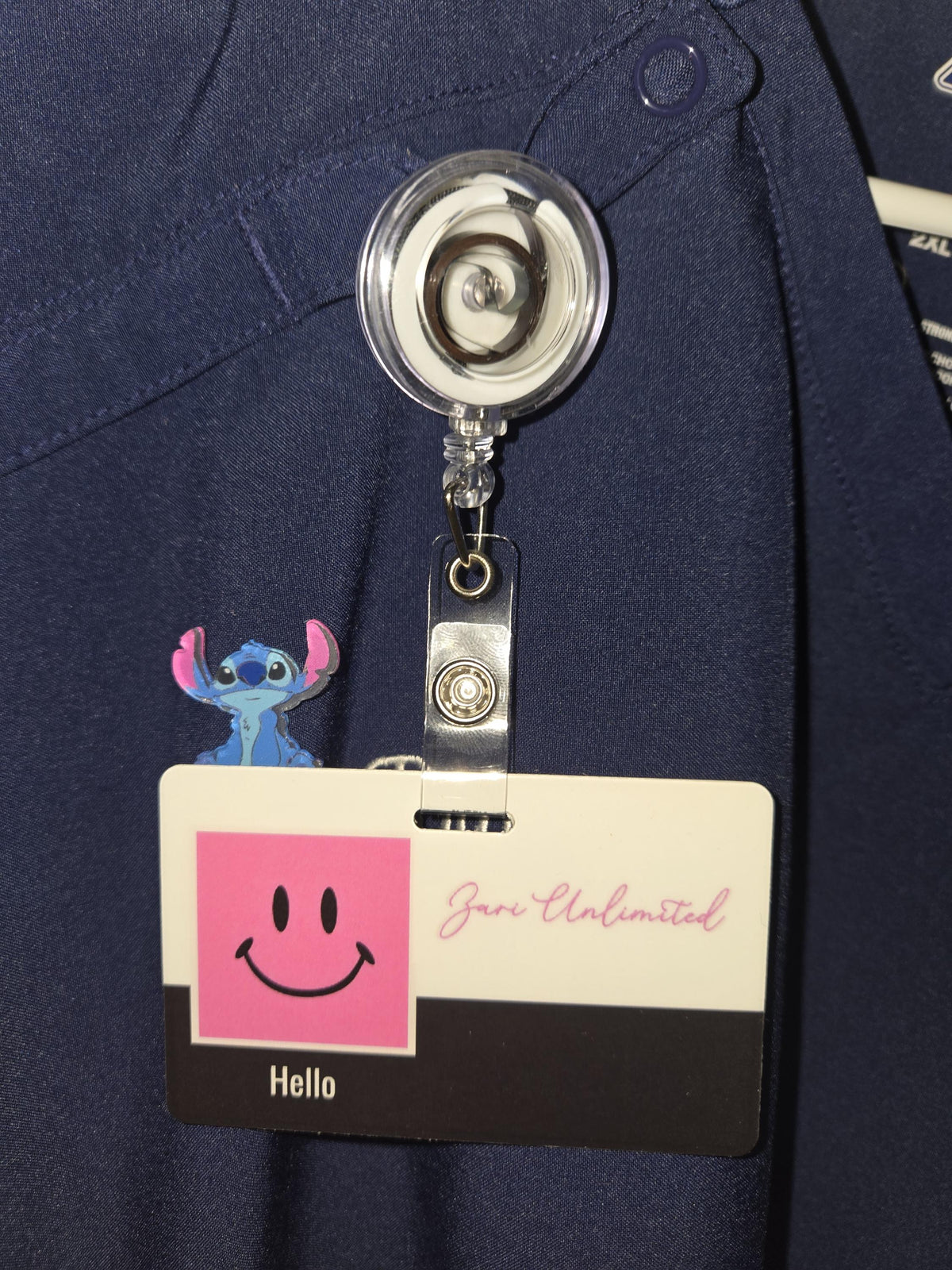 Badge Topper Buddy/ Nurse / Office / Gift /Blue Alien