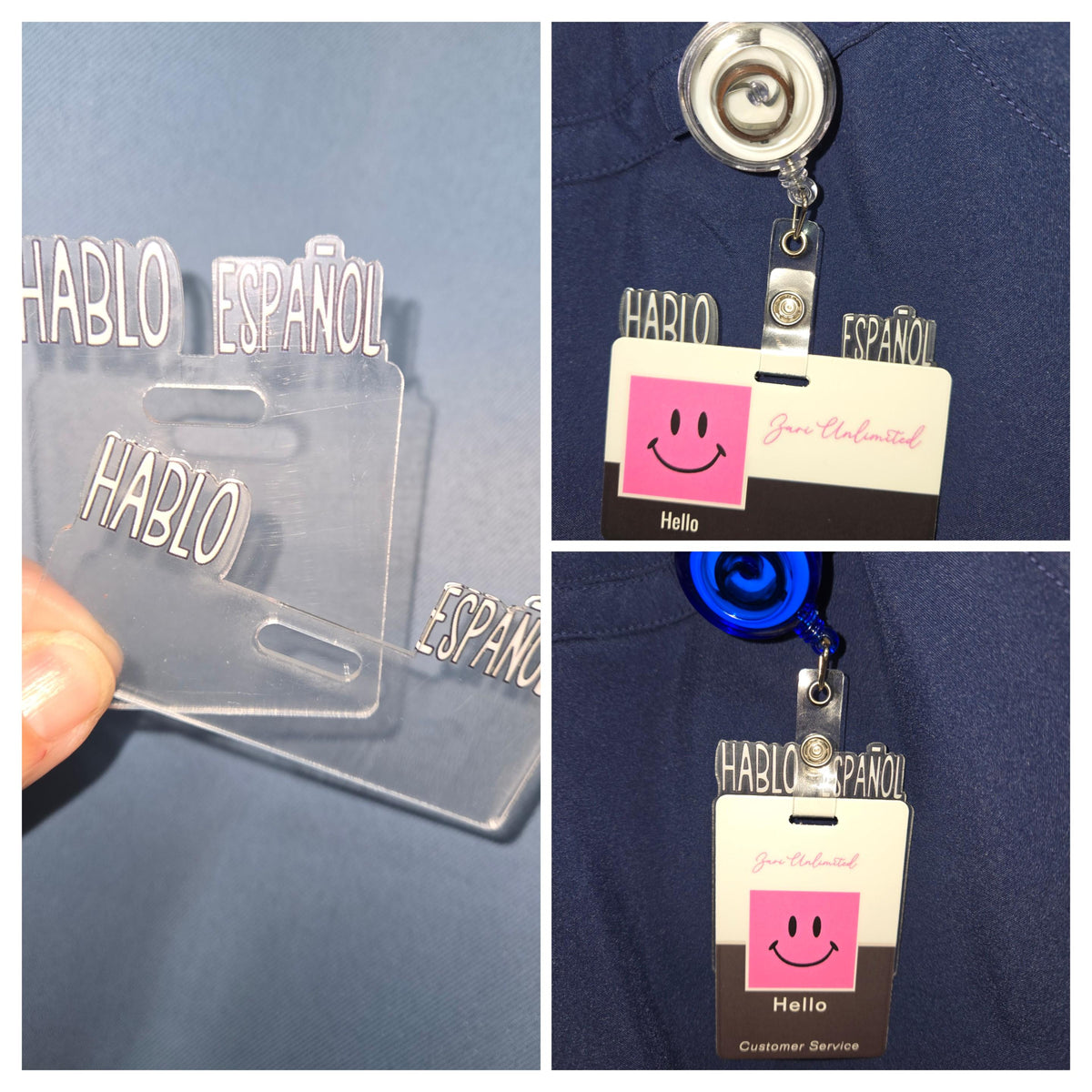 Badge Topper Buddy/ Nurse / Office / Gift / Teacher / Espanol