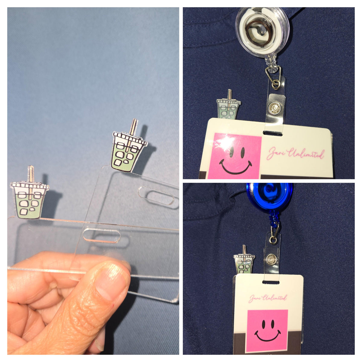 Badge Topper Buddy / Nurse / Office / Gift / Teacher/ Matcha