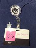 Badge Topper Buddy / Nurse / Office / Gift / Teacher/ Matcha