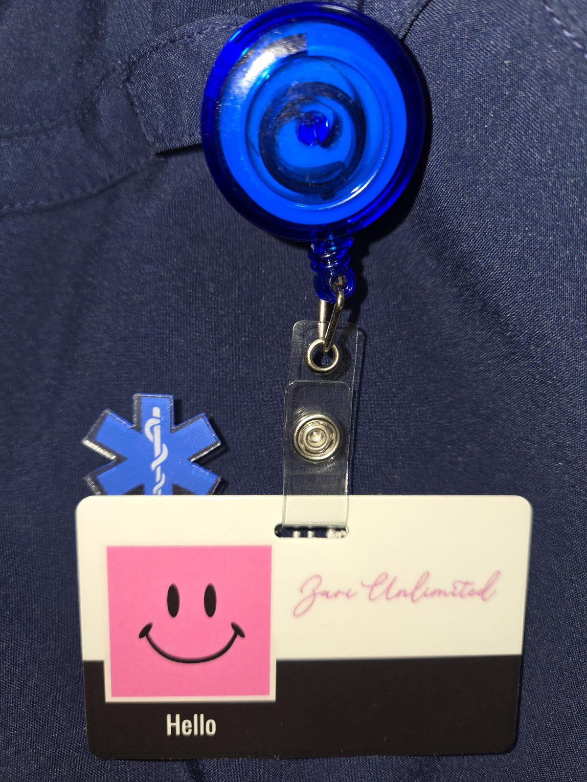 Badge Topper Buddy/ Nurse / Office / Gift / Star of Life / Caduceus