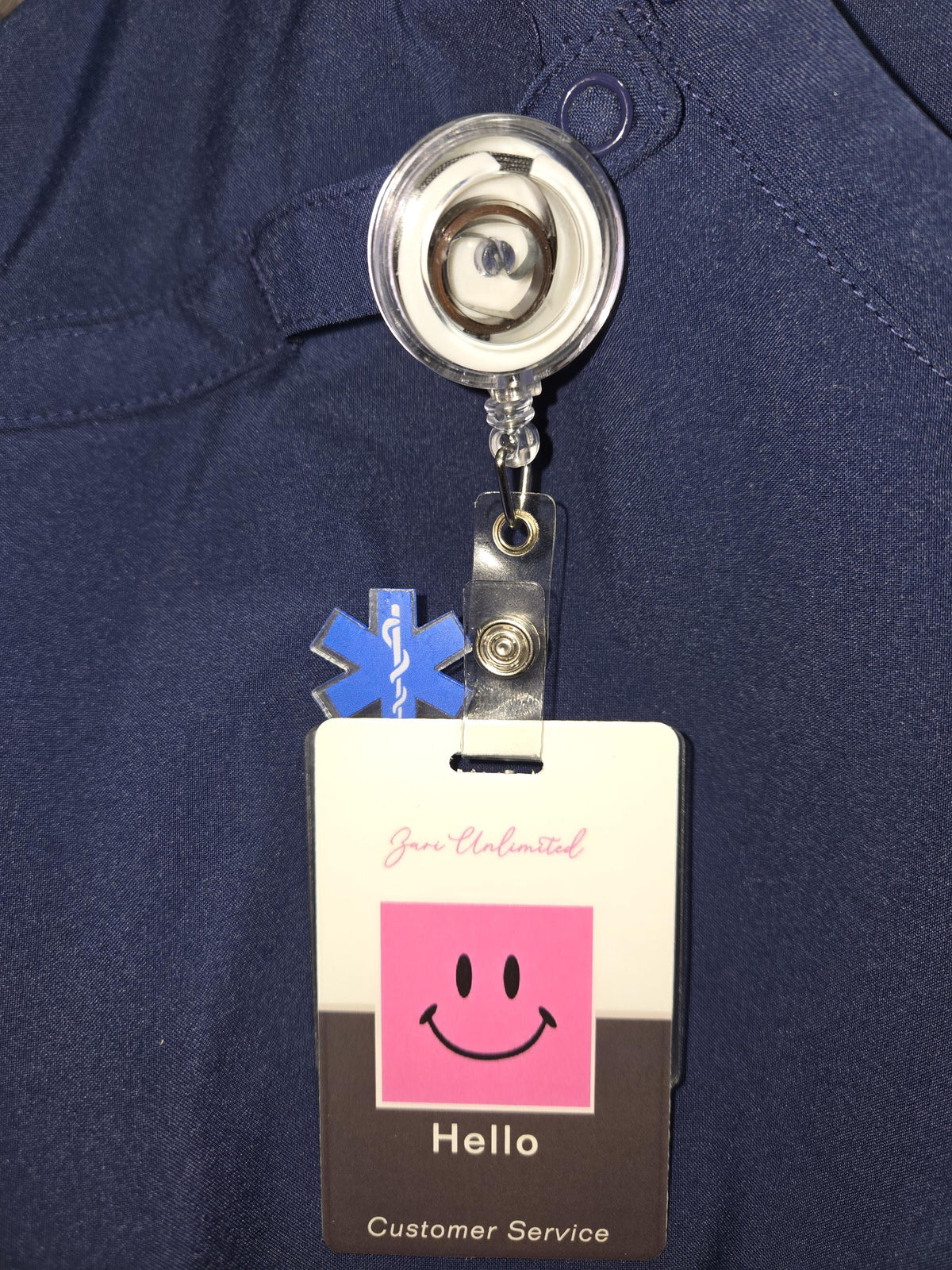 Badge Topper Buddy/ Nurse / Office / Gift / Star of Life / Caduceus