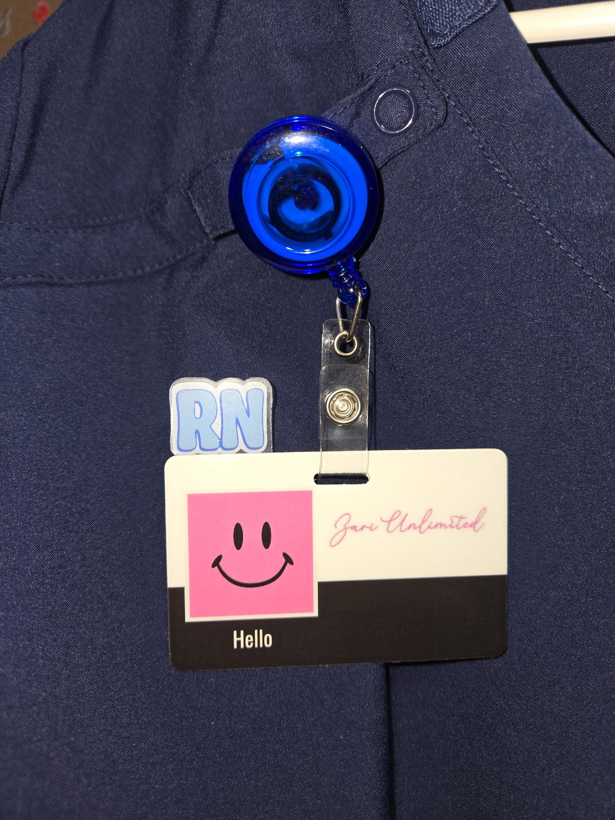 Badge Topper Buddy/ Nurse / Office / Gift / RN Blue