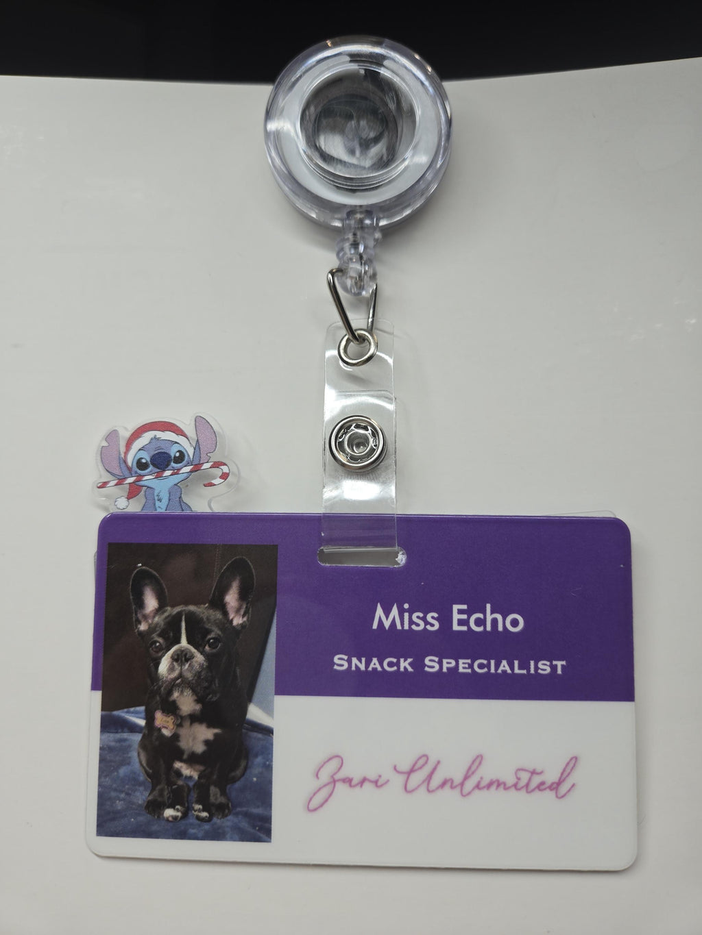 Badge Topper Buddy/ Nurse / Office / Gift / Blue Alien / Christmas