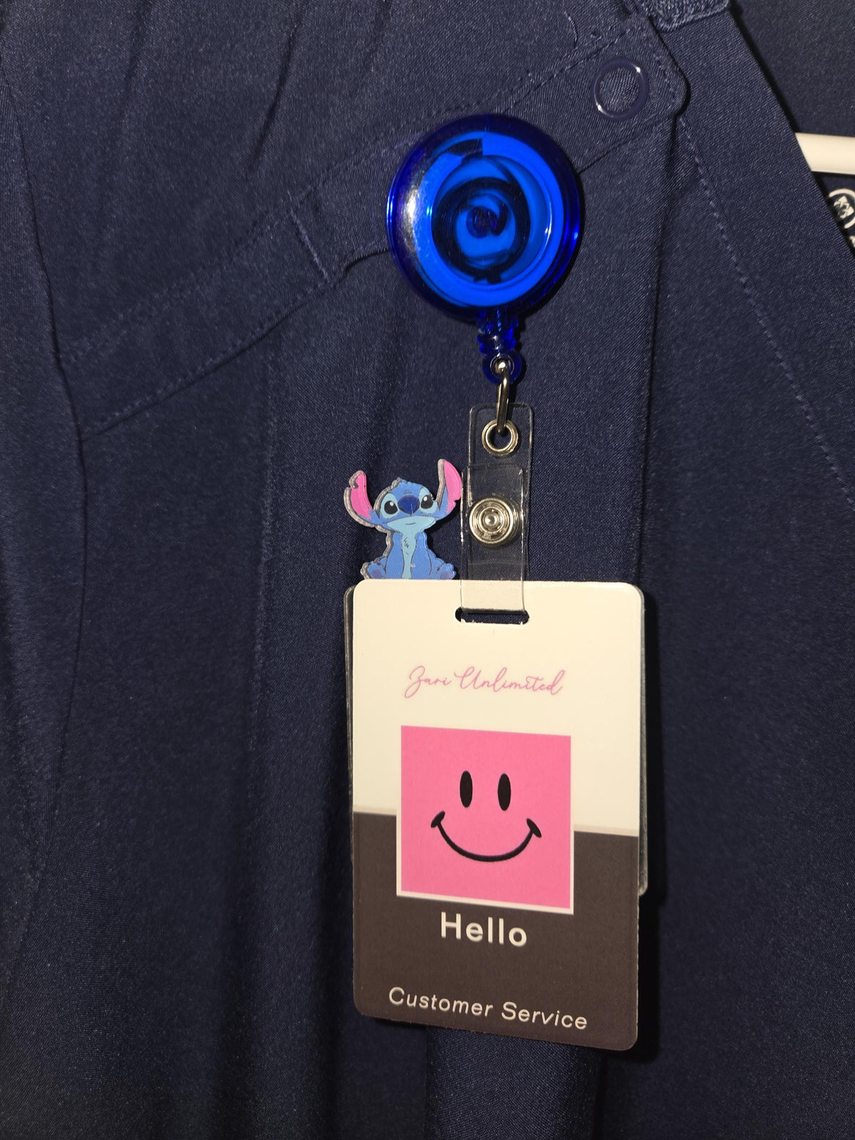 Badge Topper Buddy/ Nurse / Office / Gift /Blue Alien