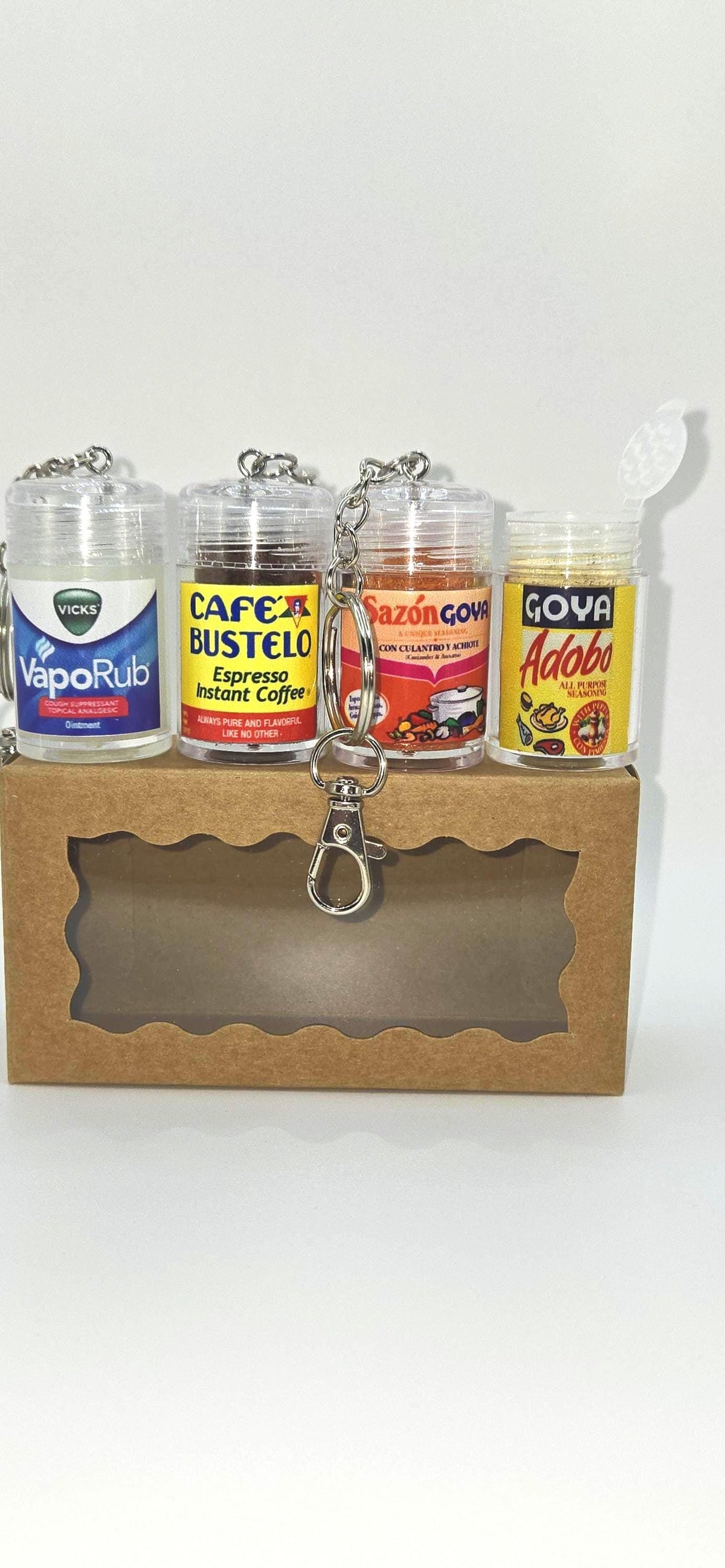 Seasoning keychain and more Emergency Kit