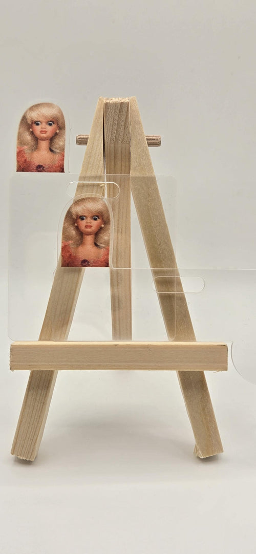 Badge Buddy Topper/ Nurse / Office / Gift /Doll Meme Blonde