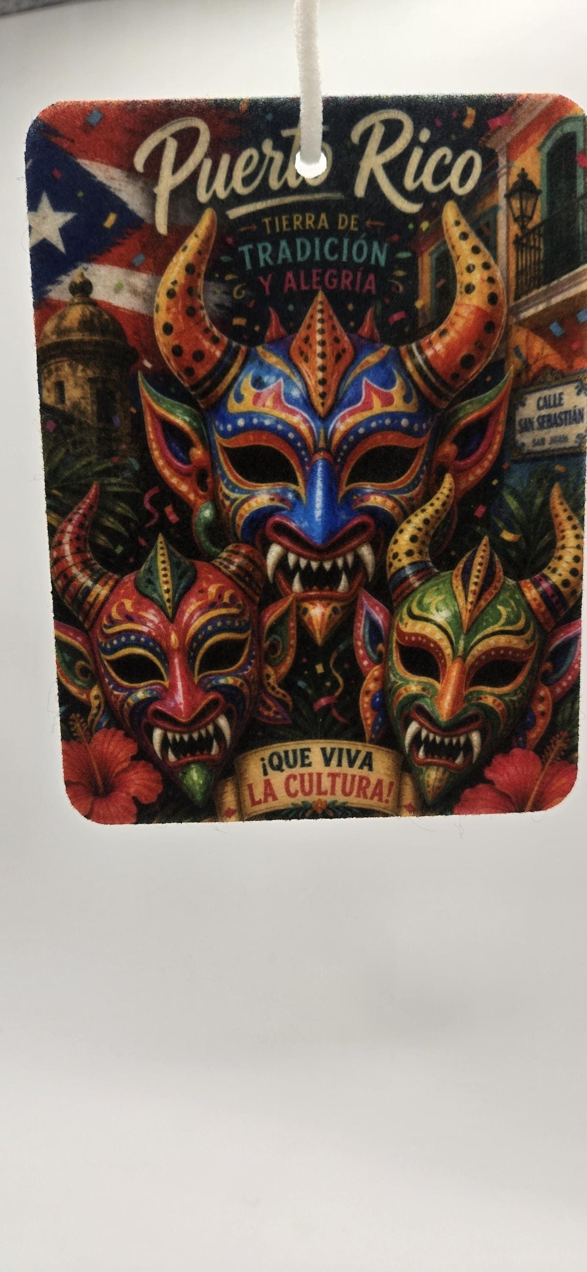 Puerto Rico Theme Air Freshener