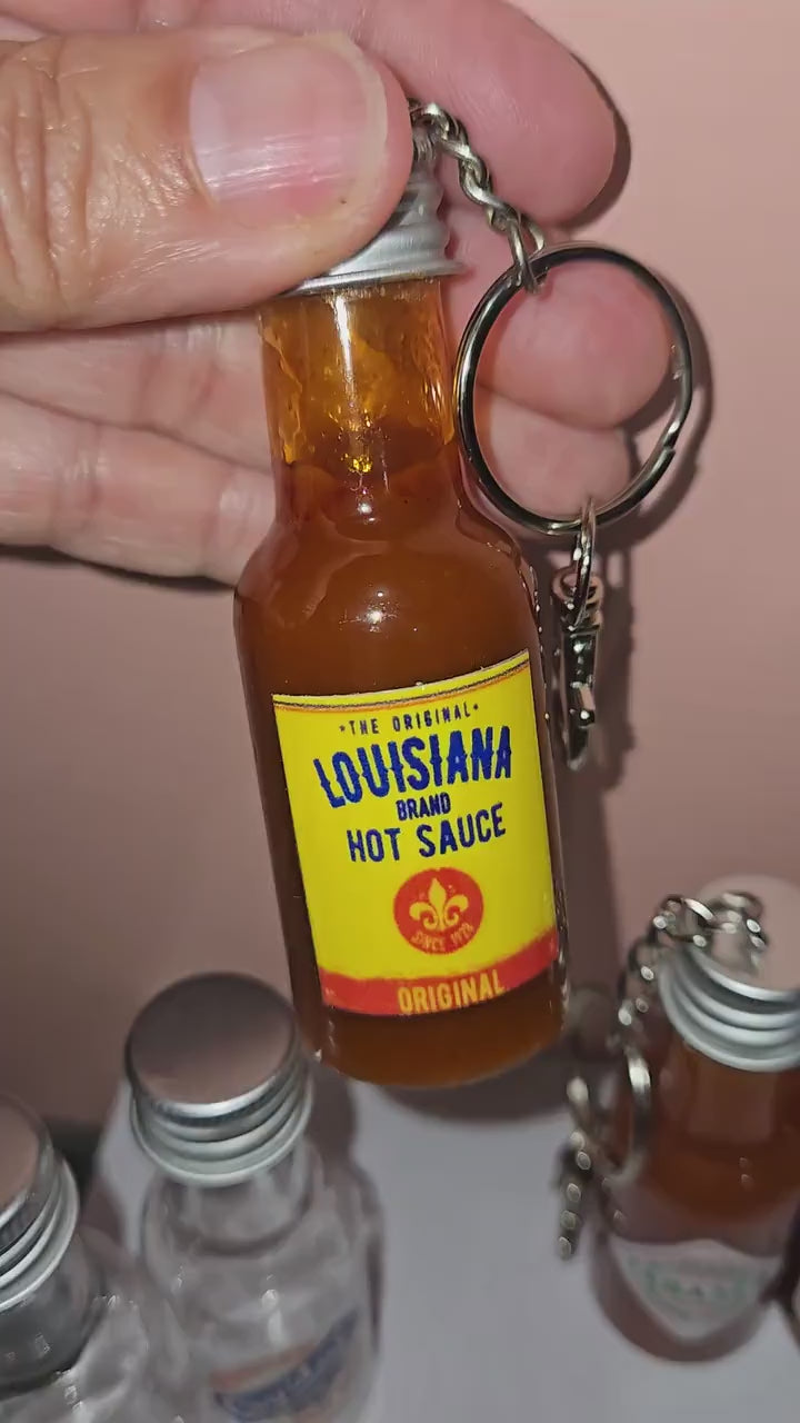 Hot Sauce Keychain